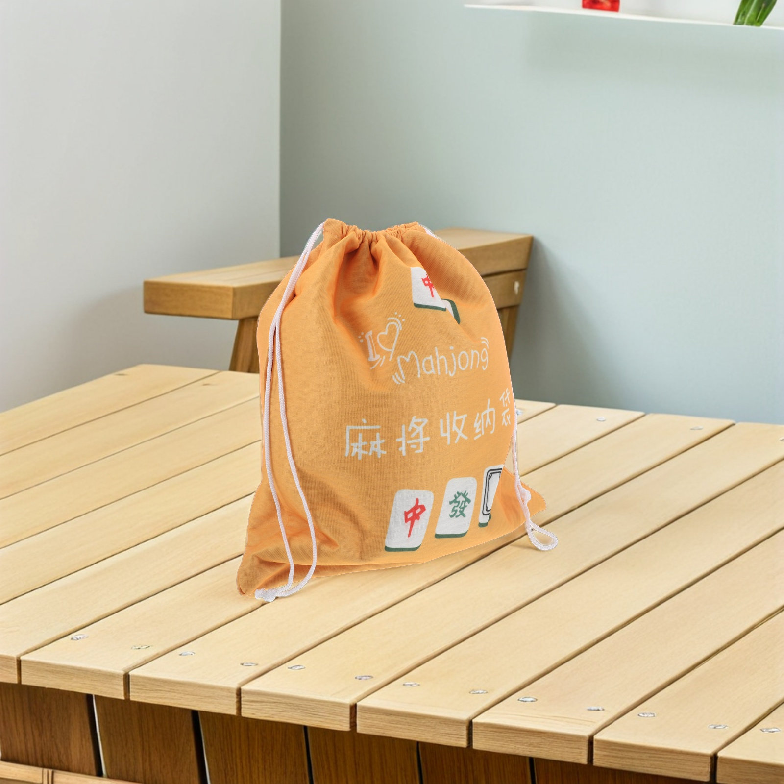Tile Bag Drawstring - Drawstring Pouch Mahjong Holders Pouches Empty