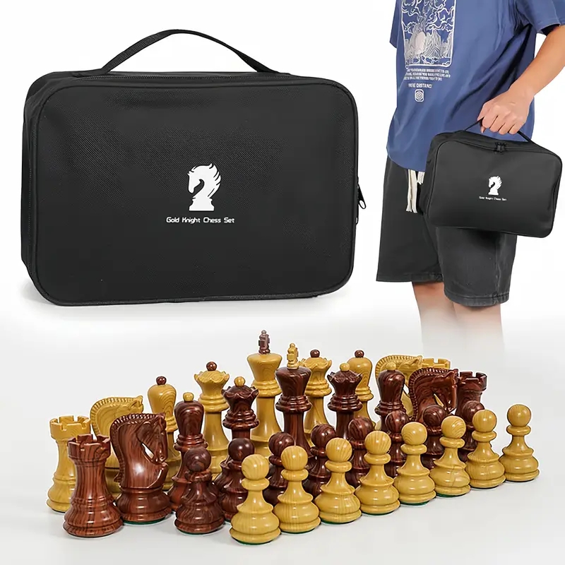 Magnetic Travel Chess - Luxurious large-sized chess set, 52cm foldable