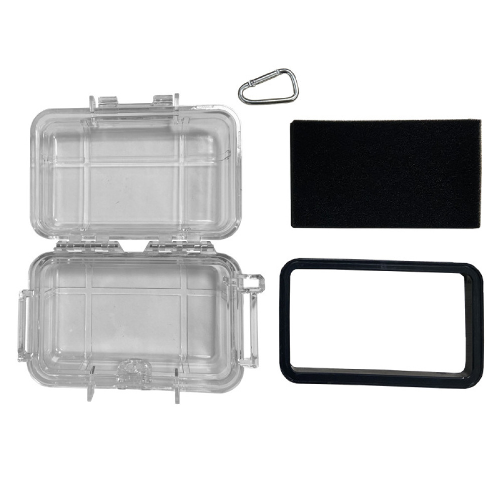 Token Tray Organizer - Mini Portable Waterproof Storage Box Transparent