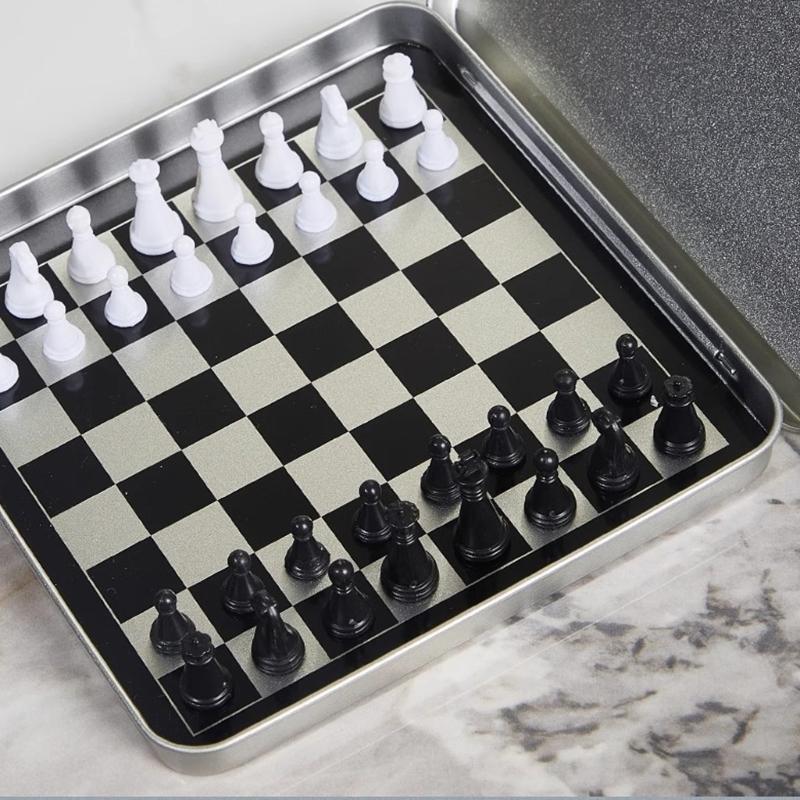 Magnetic Travel Chess - Travel Portable Mini Chesses Students Creative