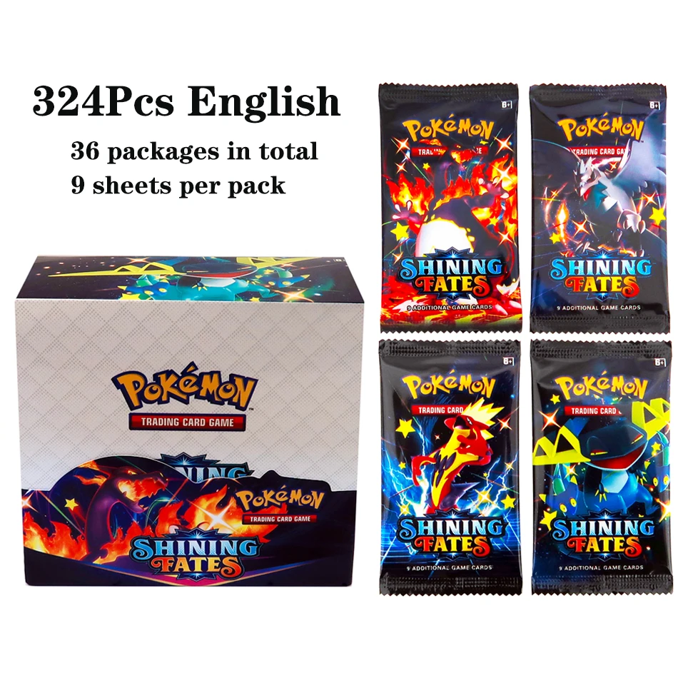 324Pcs/box Pokemon TCG: Shinin - Board Game Pokemon 评论和价格