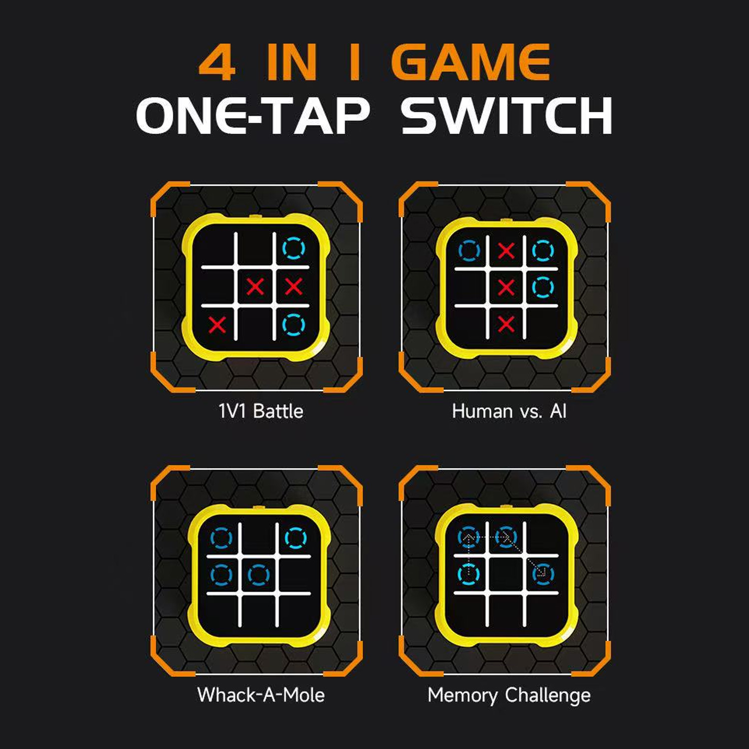Electronic TIC-TAC-TOE Game Bo - Board Game English For Kids 评论和价格