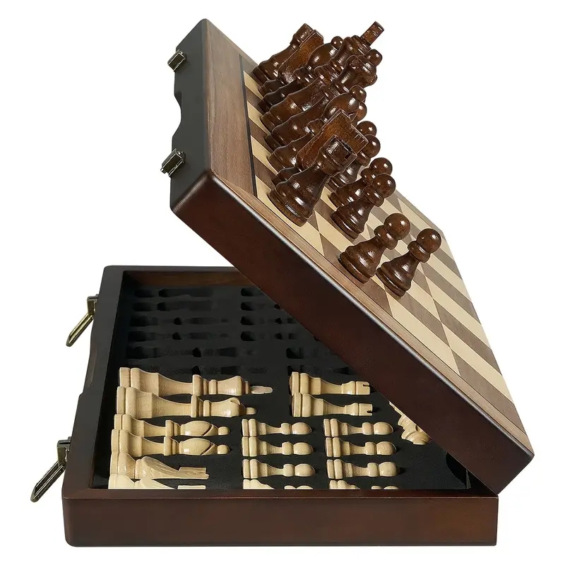 39.3cm/15.47inch magnetic wood - Magnetic Travel Chess 评论和价格