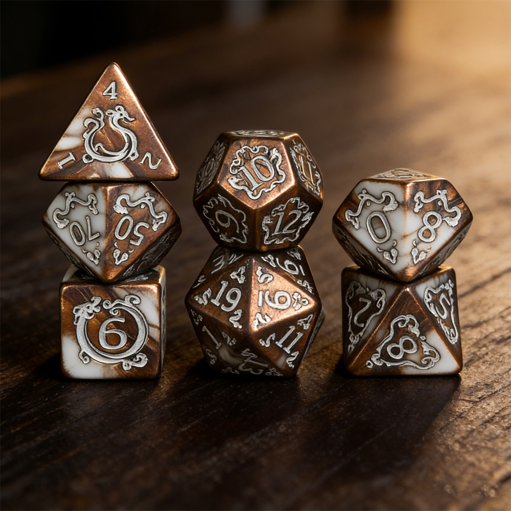 DND Dice 7Pcs/set Dragon Patte - Board Game Dnd 评论和价格