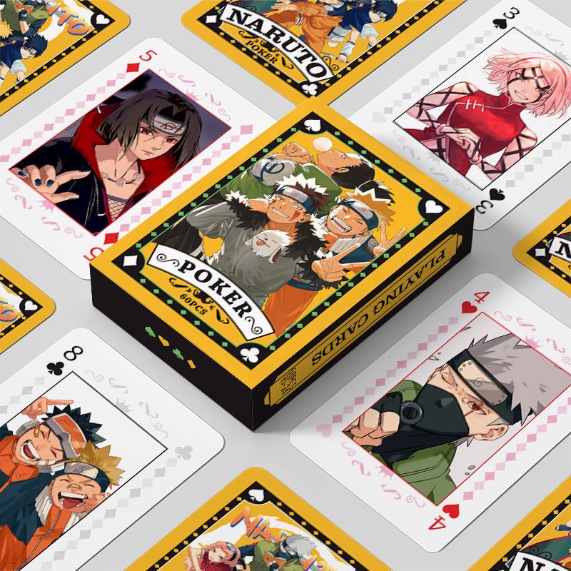 New cartoon coated paper playi - Board Game Naruto 评论和价格