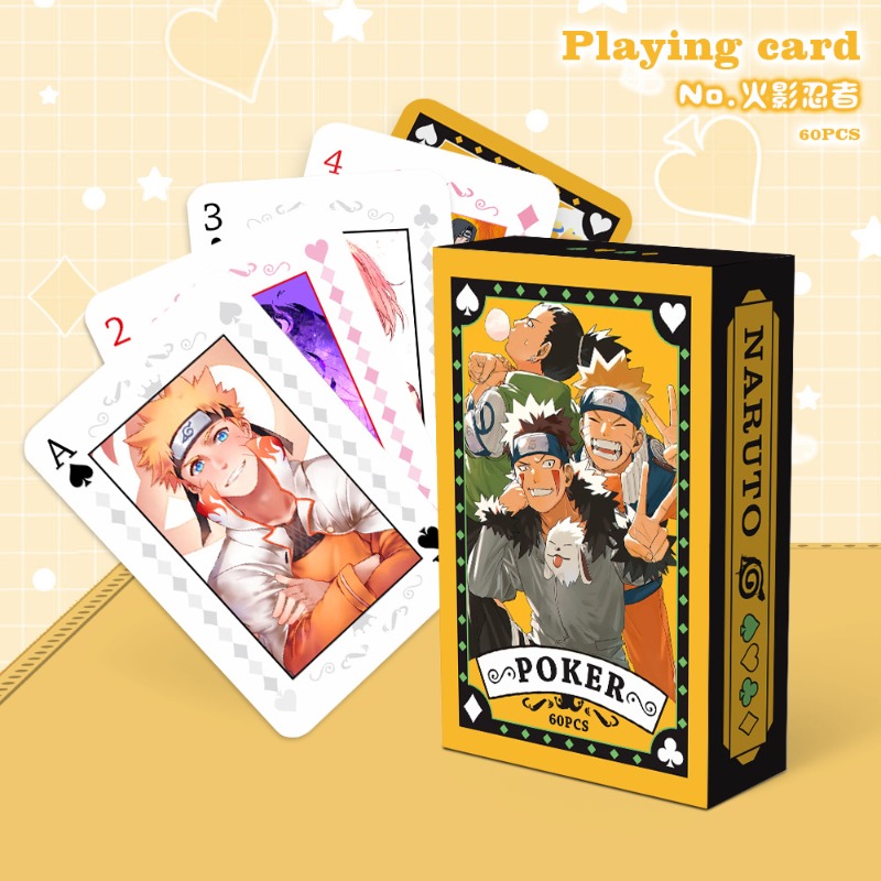 New cartoon coated paper playi - Board Game Naruto 评论和价格
