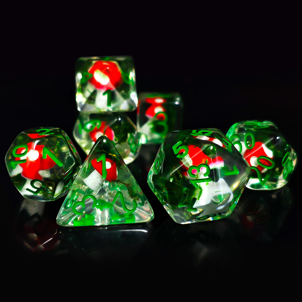 7Pcs/Set DND Dice Transparent  - Board Game Dnd 评论和价格