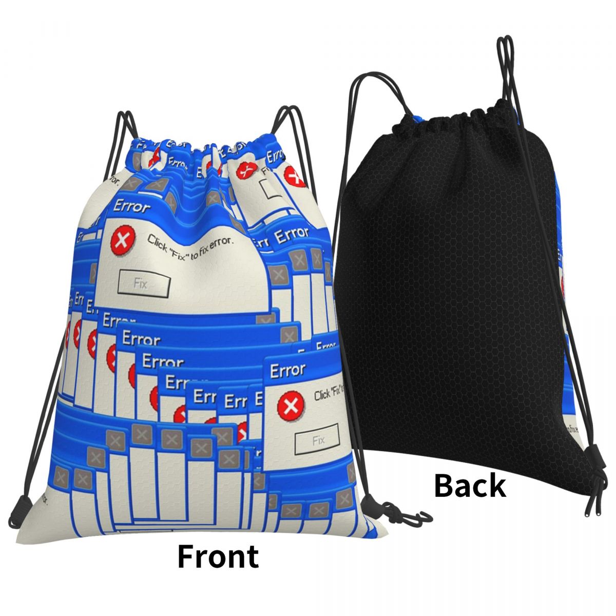 Windows Xp Error Tiled Backpac - Tile Bag Drawstring 评论和价格