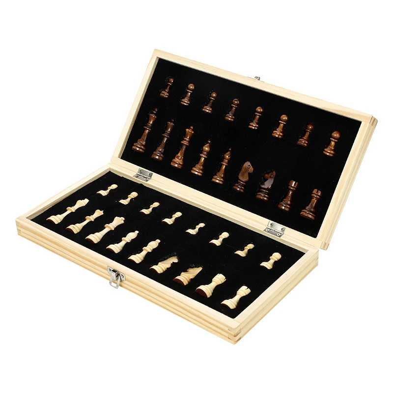 Magnetic Wooden Chess Set Fold - Magnetic Travel Chess 评论和价格
