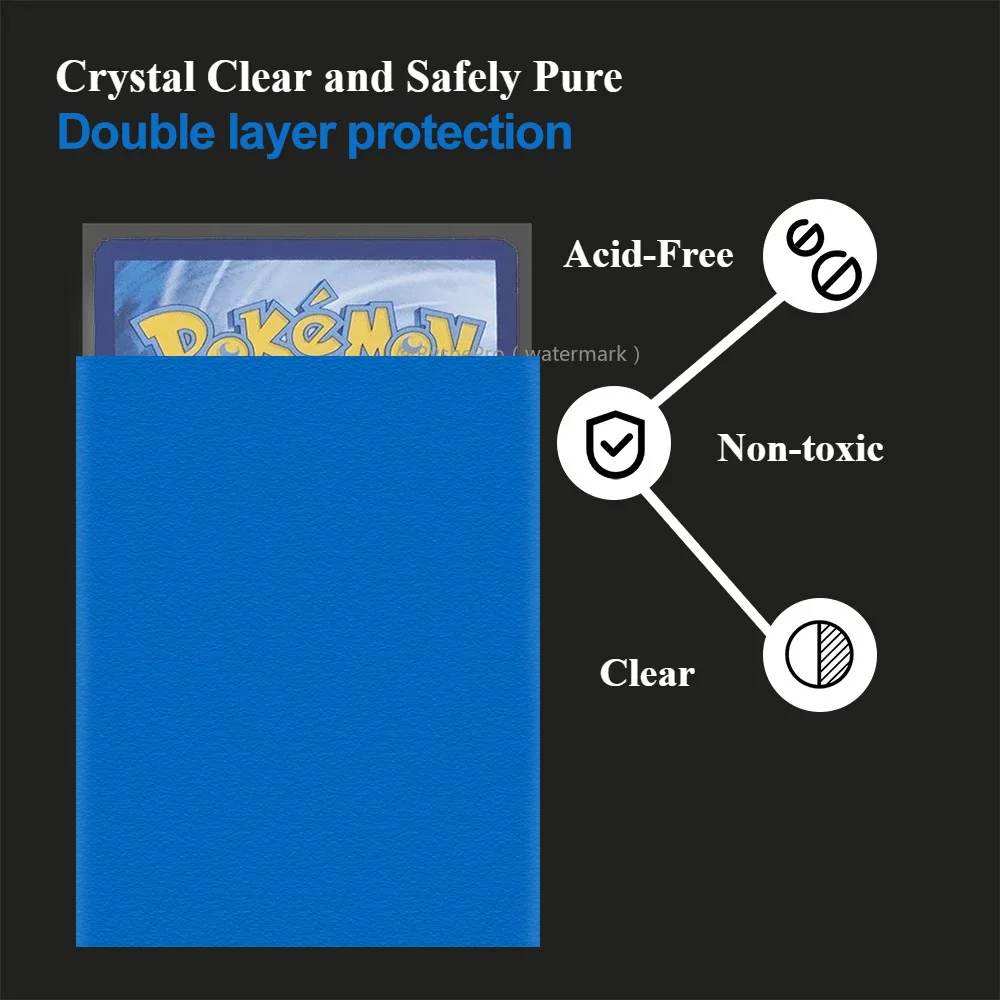 200PCS Card Sleeves Trading Ca - Board Game Pokemon 评论和价格