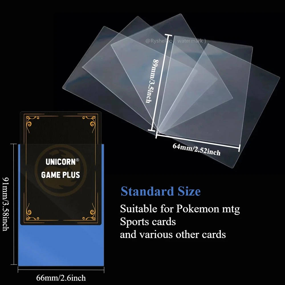 200PCS Card Sleeves Trading Ca - Board Game Pokemon 评论和价格