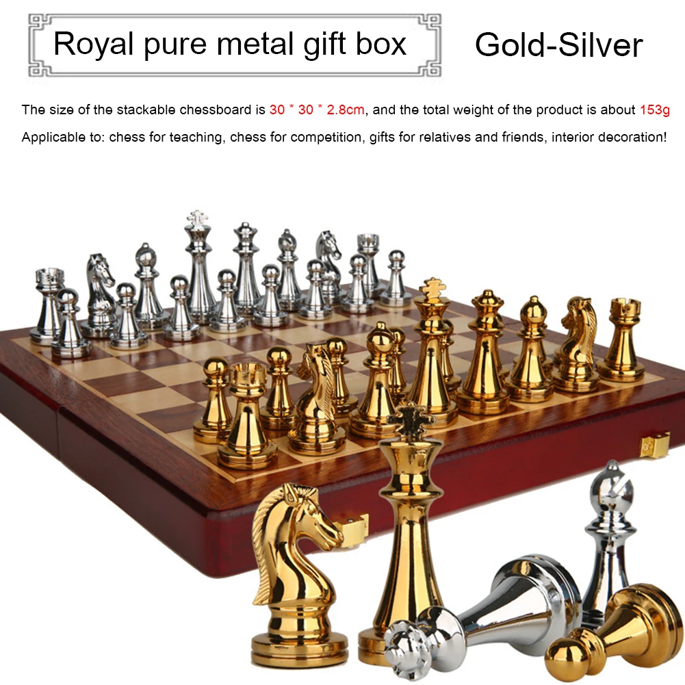 Metal Medieval Chess Set with  - Magnetic Travel Chess 评论和价格