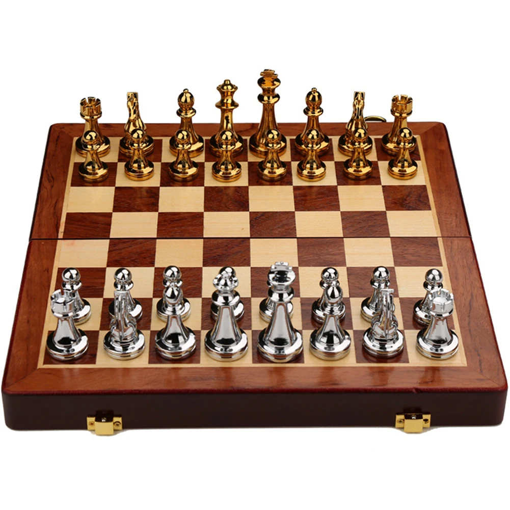 Metal Medieval Chess Set with  - Magnetic Travel Chess 评论和价格