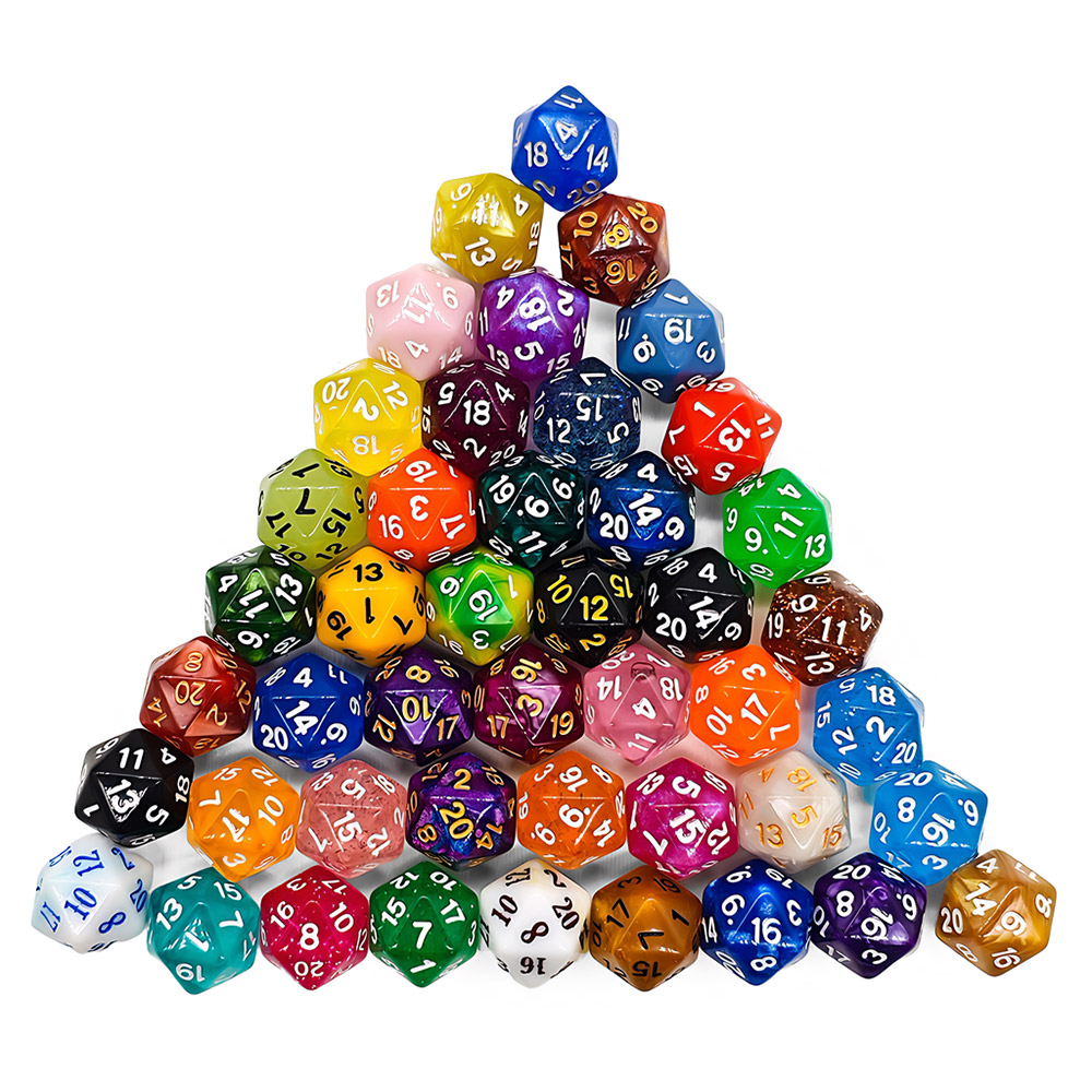 60Pcs Multi-Sided Dices Mixed  - Board Game Dnd 评论和价格