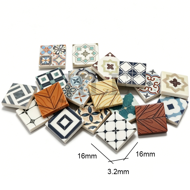 50pcs MOC Bricks Smooth Tile 2 - Board Game Ww2 评论和价格