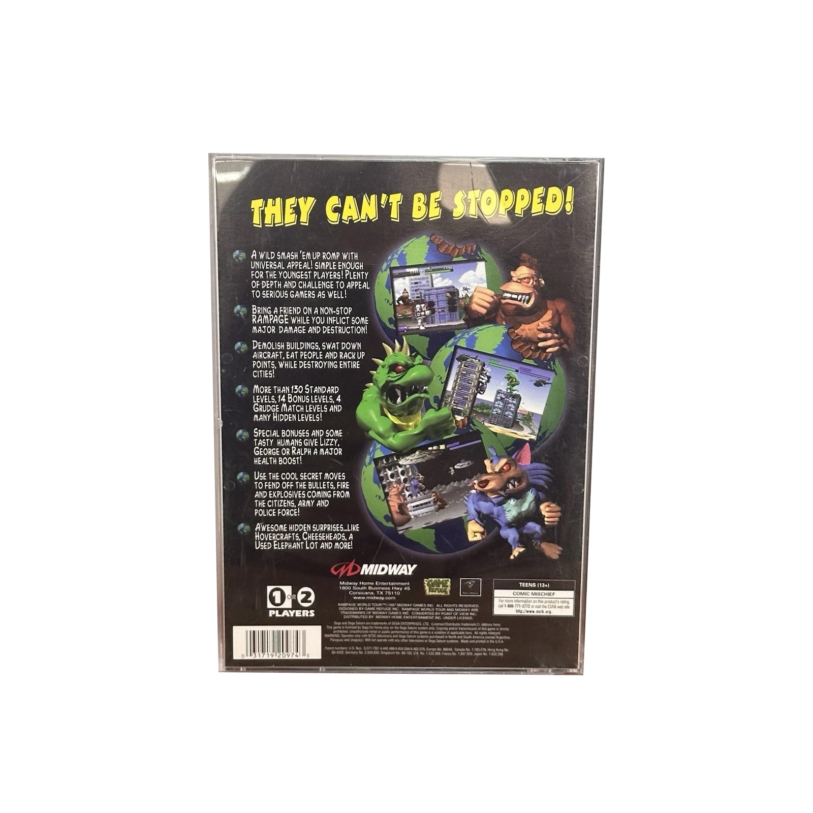 Saturn Copy Disc Game rampage  - Board Game Multiplayer 评论和价格