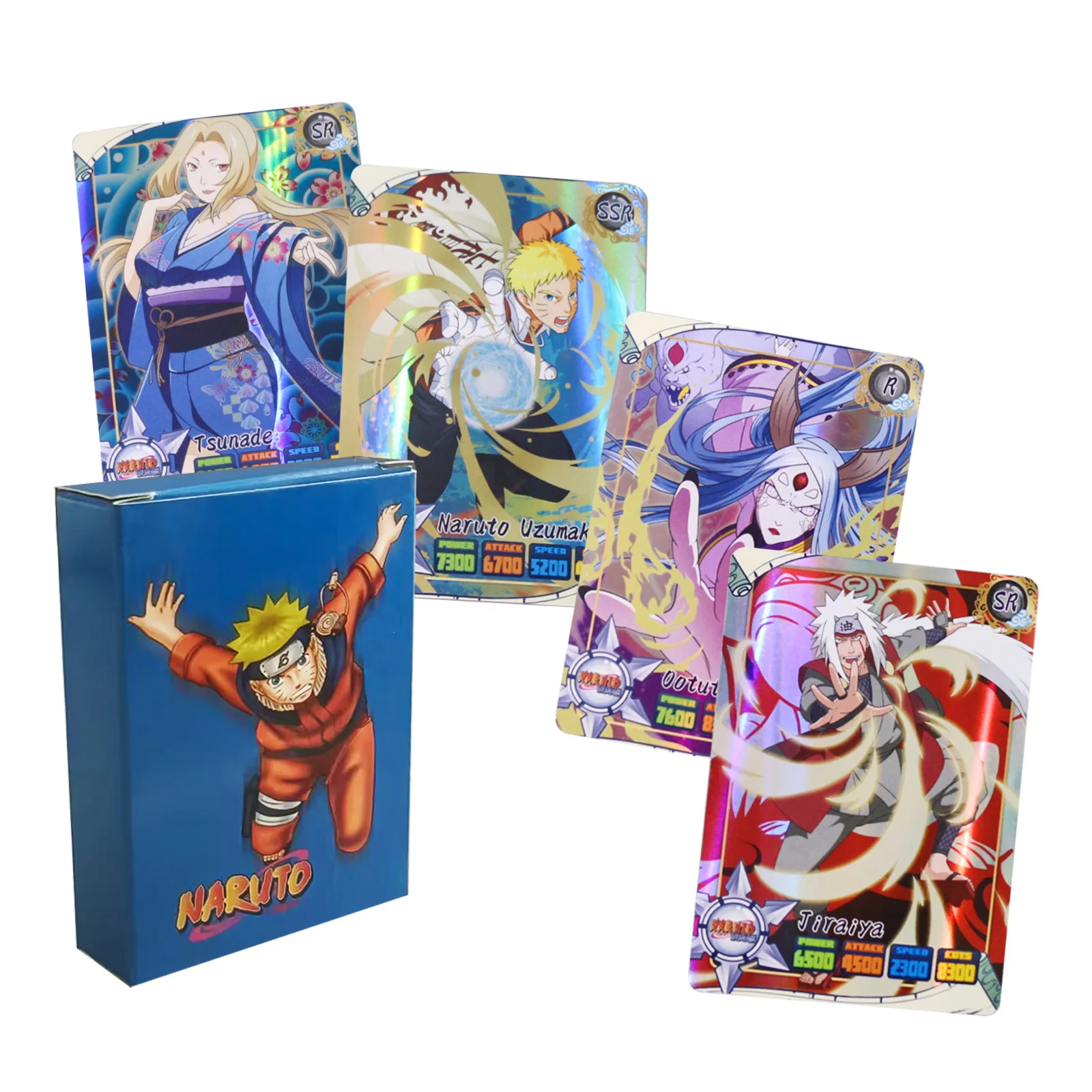 50pcs Naruto English Cards Fla - Board Game Naruto 评论和价格
