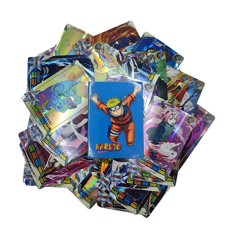50pcs Naruto English Cards Fla - Board Game Naruto 评论和价格
