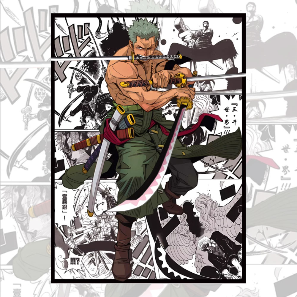 60PCS 66x91mm One Piece Anime  - Board Game Illustrator 评论和价格