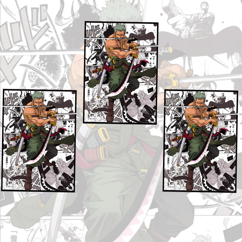 60PCS 66x91mm One Piece Anime  - Board Game Illustrator 评论和价格