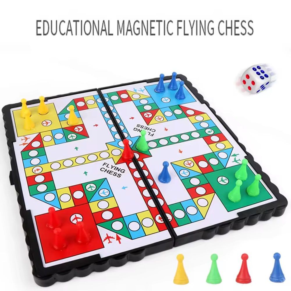 Foldable magnetic flying chess - Magnetic Travel Chess 评论和价格
