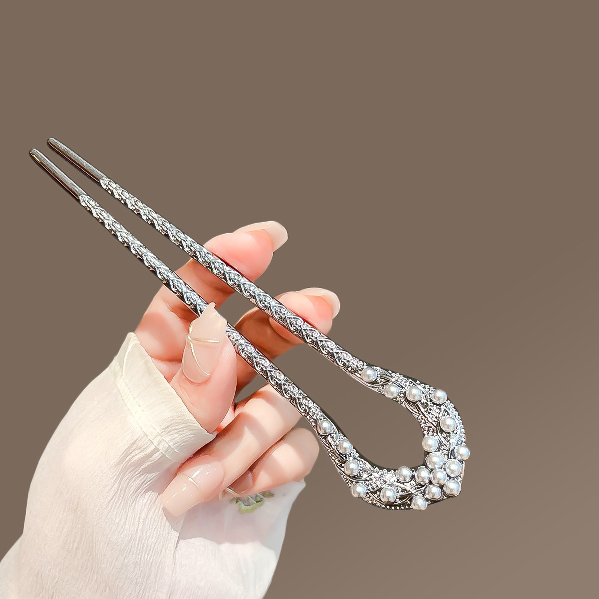 New Pearl U Shaped Hairpin For - Board Game Go 评论和价格