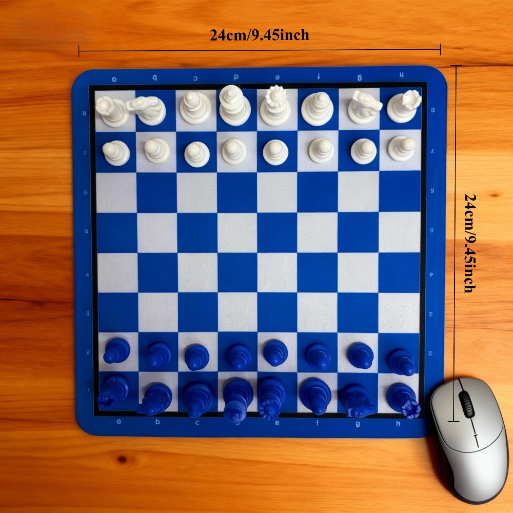 Classic Chess Set with 24*24cm - Magnetic Travel Chess 评论和价格