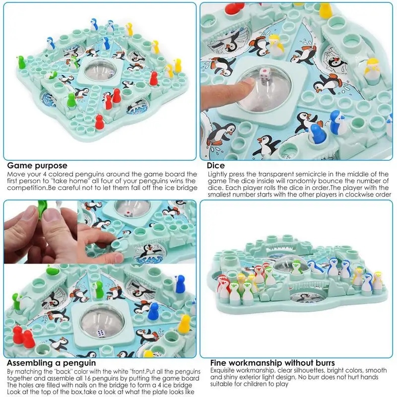 Multiplayer Penguin Flying Che - Board Game Dnd 评论和价格